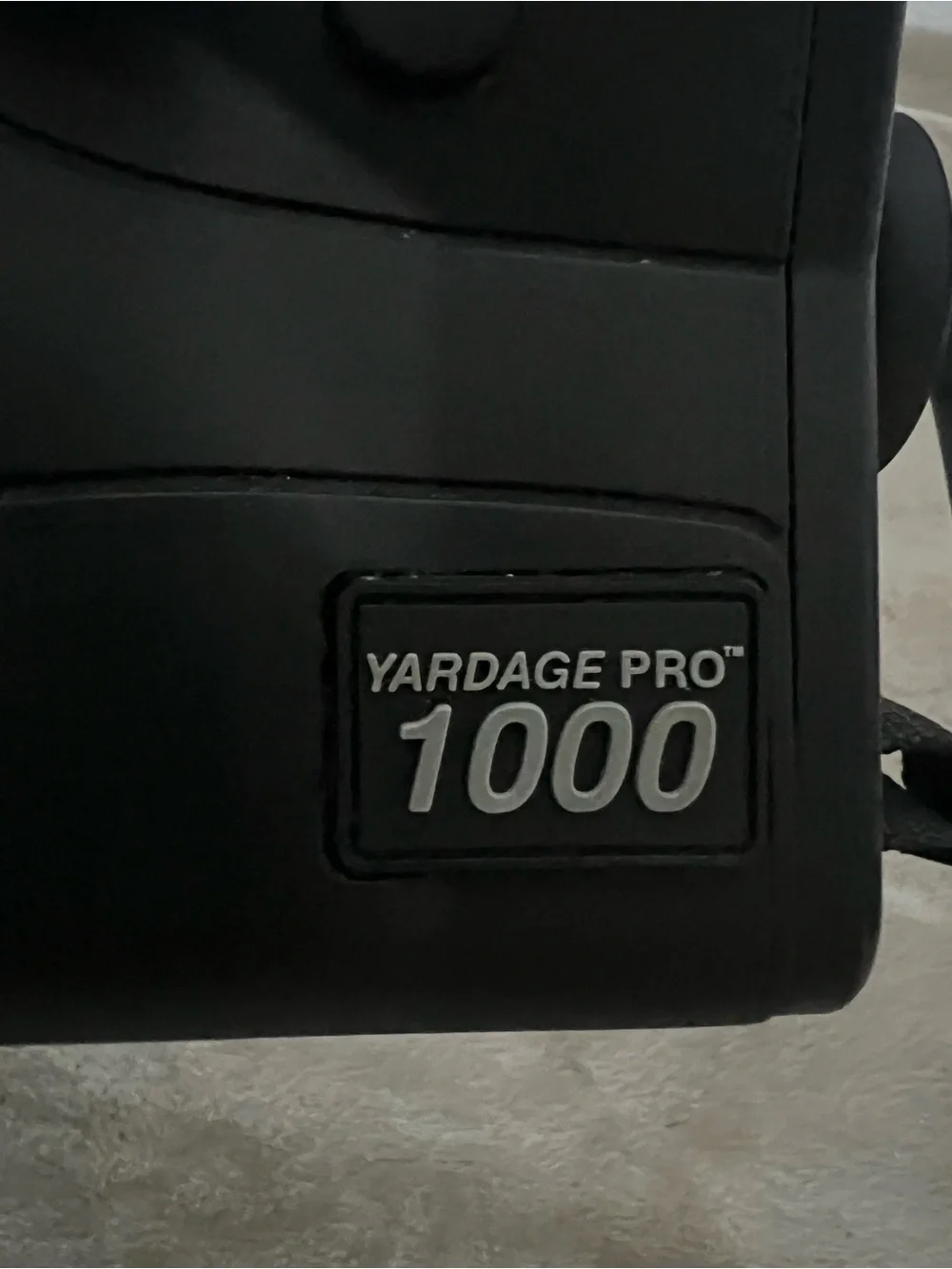 Black Yardage Pro 1000 Laser Rangefinder